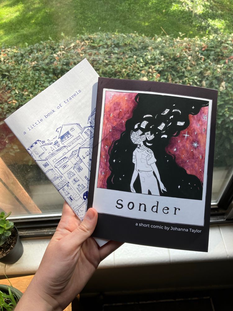 My two zines: a little book of travels and sonder
