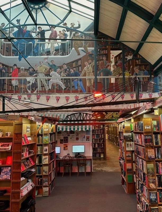 Barter Books England second hand bookshop 
