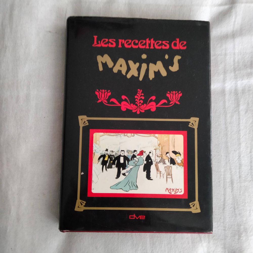 Livre les recettes de Maxim's