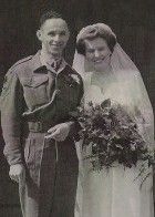 Photo of Peter Davison's parents on their wedding day. 