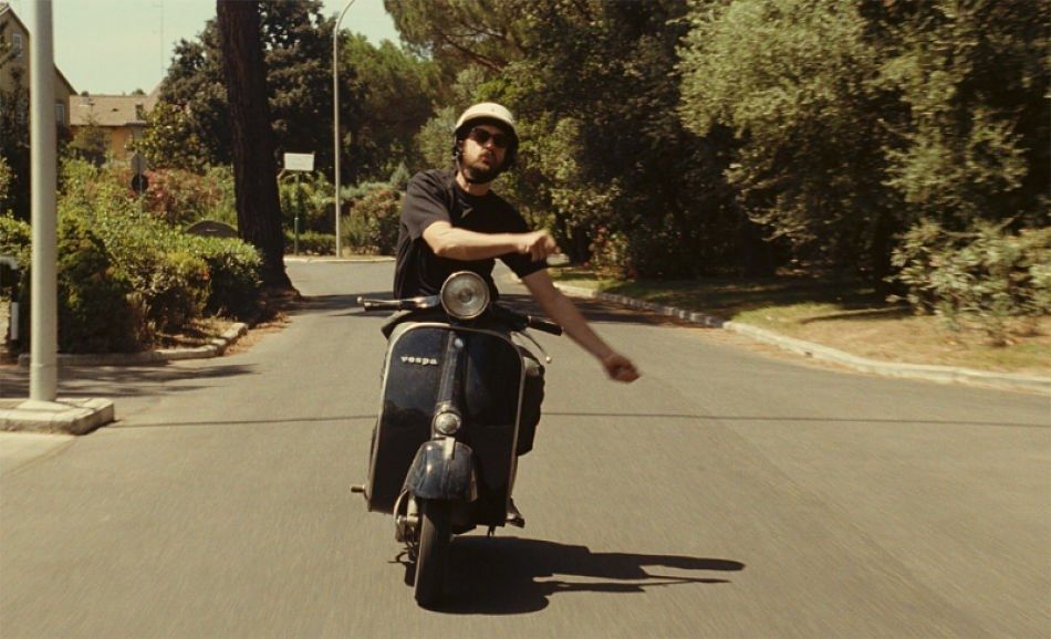 Nanni Moretti riding his beloved Vespa in CARO DIARIO [1994]
