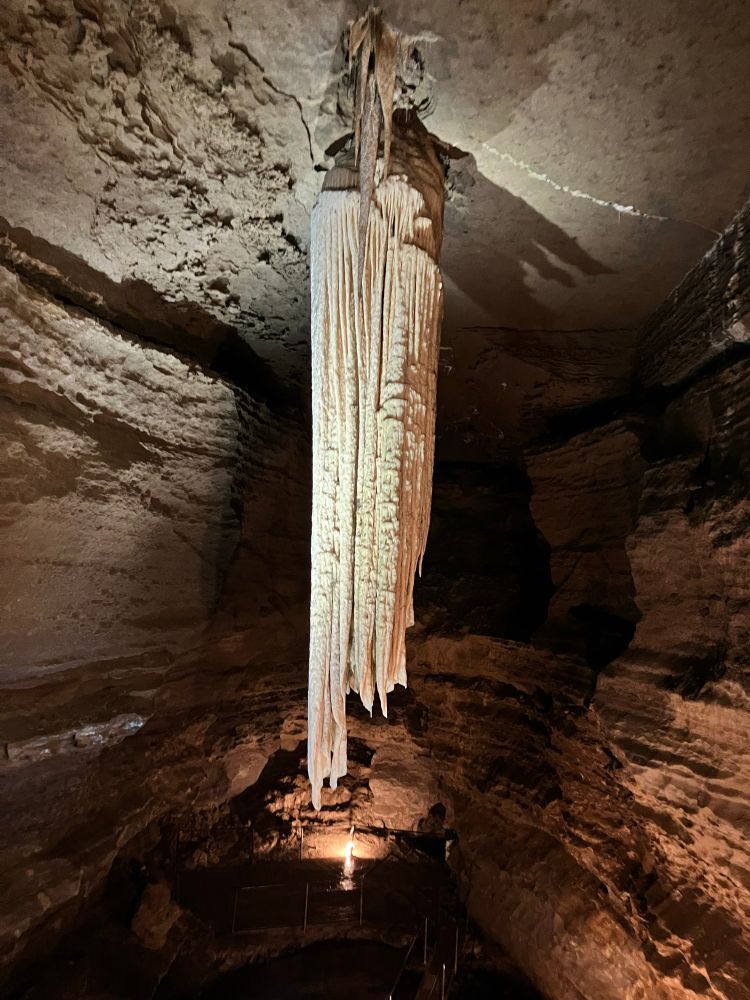 Doolin cave stalagtite 