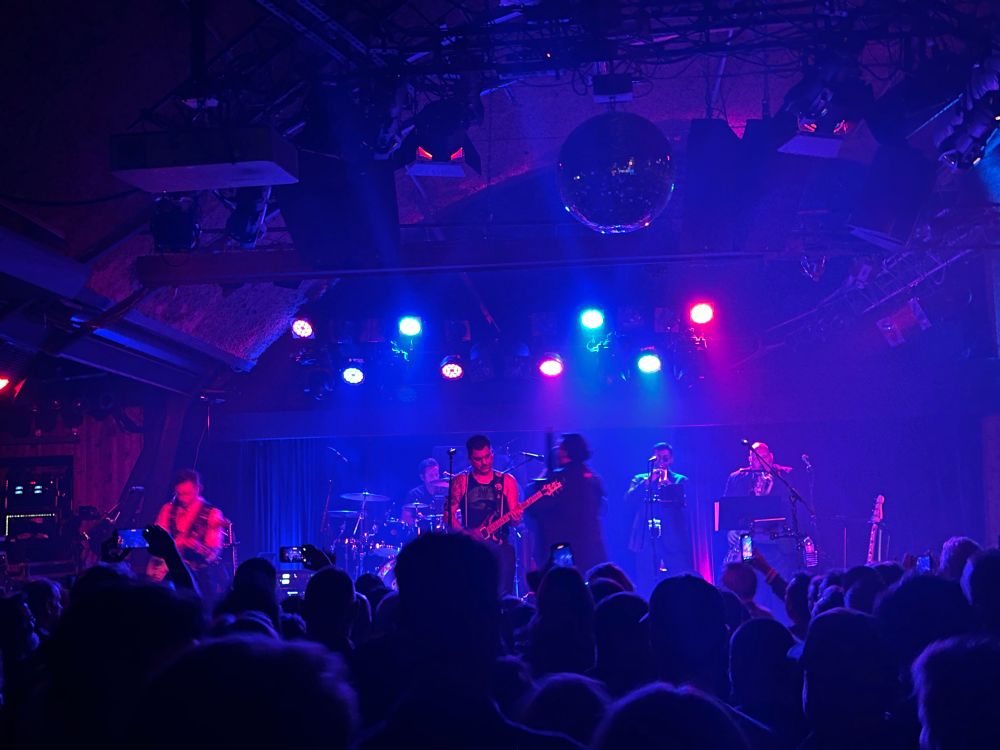 Dead Man’s Party on stage