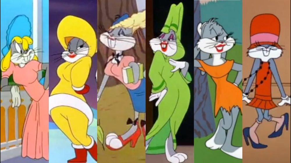 Bugs Bunny in all her femmed up glory