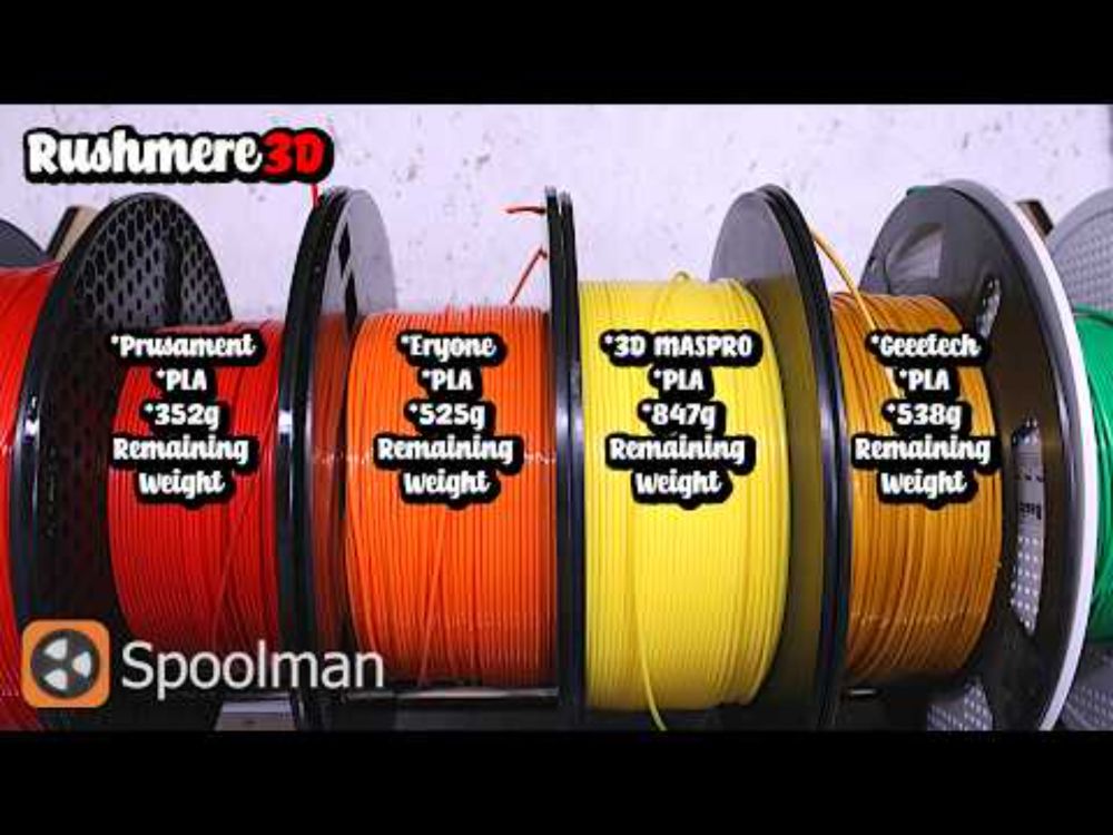 Spoolman Filament Inventory Database - How to get started & Filament usage tracking in Klipper
