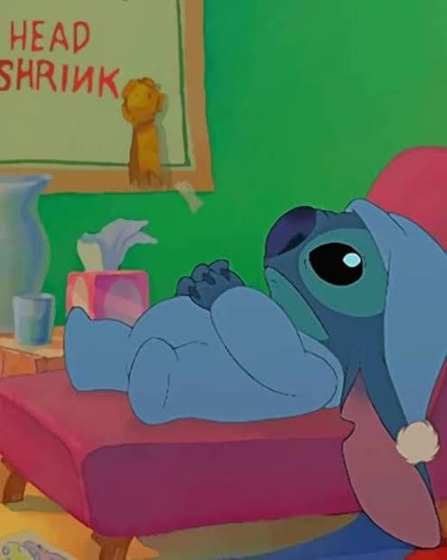 STITCH IS TRYING TO SLEEP IN HIS CUTE PYJAMAS SHHHHH