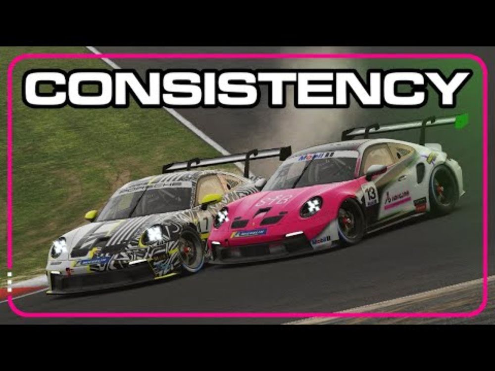 My first Porsche Cup race on iRacing