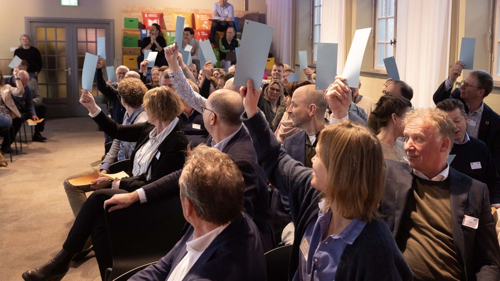 Op de bijeenkomst 'Goed boeren tot in de eeuwigheid' was 90% van de bezoekers boer.
