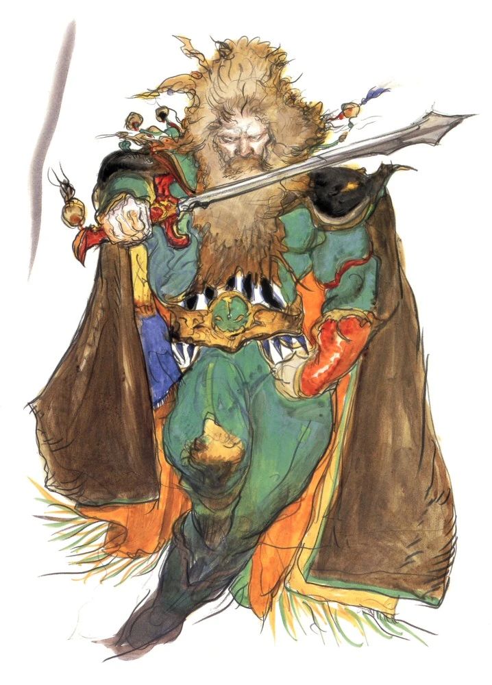 Banon, a bushy-lookin' dude with a sword