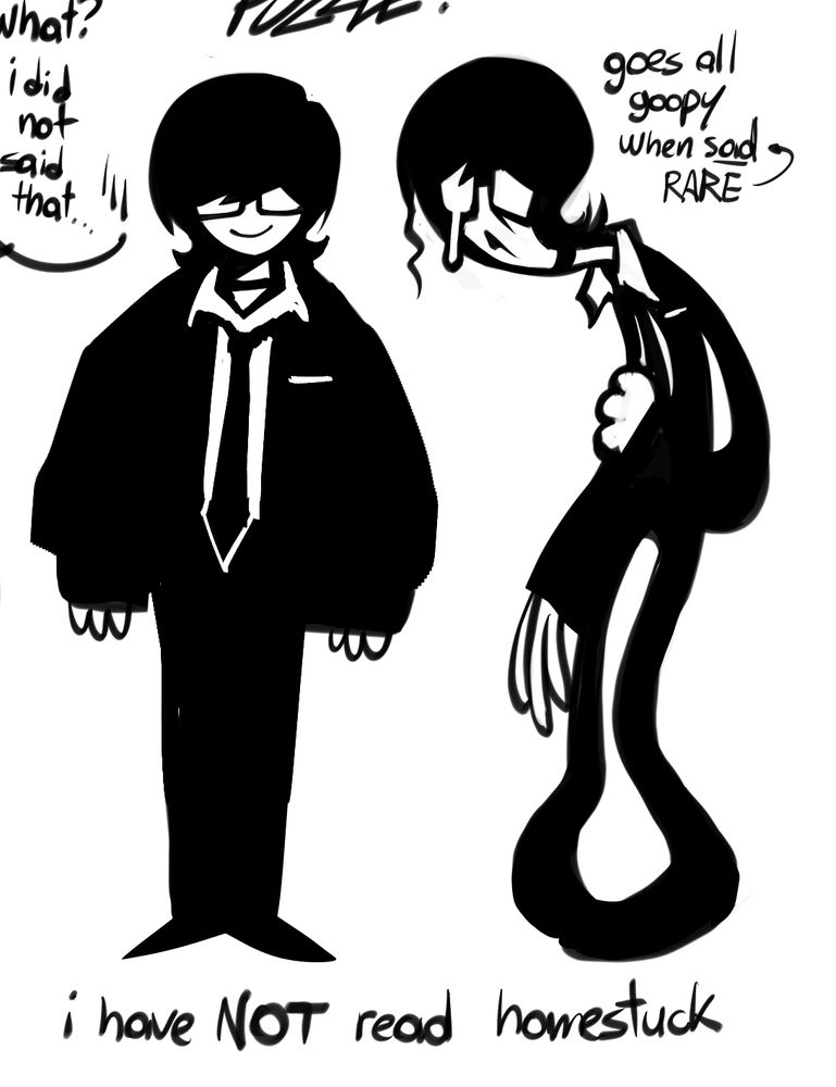 full bod with her jacket and a little mood change 

apparently drawing glasses as just squares can be a dead giveaway that you read homestuck and that's what the text is refering to lol, sorry homestuckers but i doubt i will ever read it and it wasn't really in mind while drawing 
