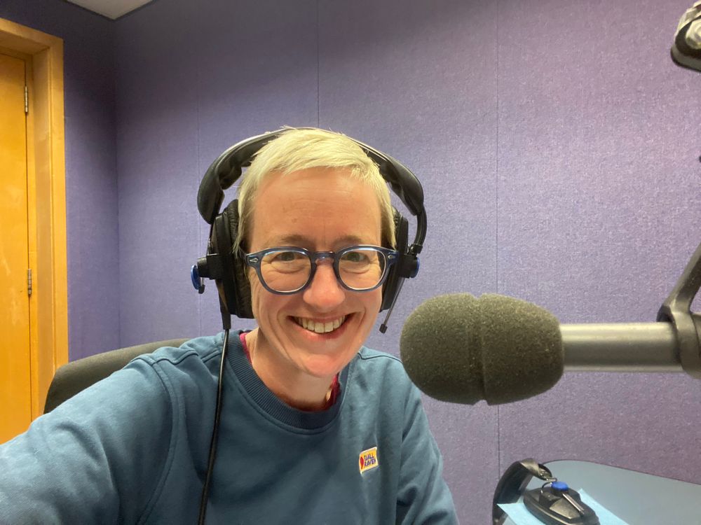 Pausingplace in a radio studio