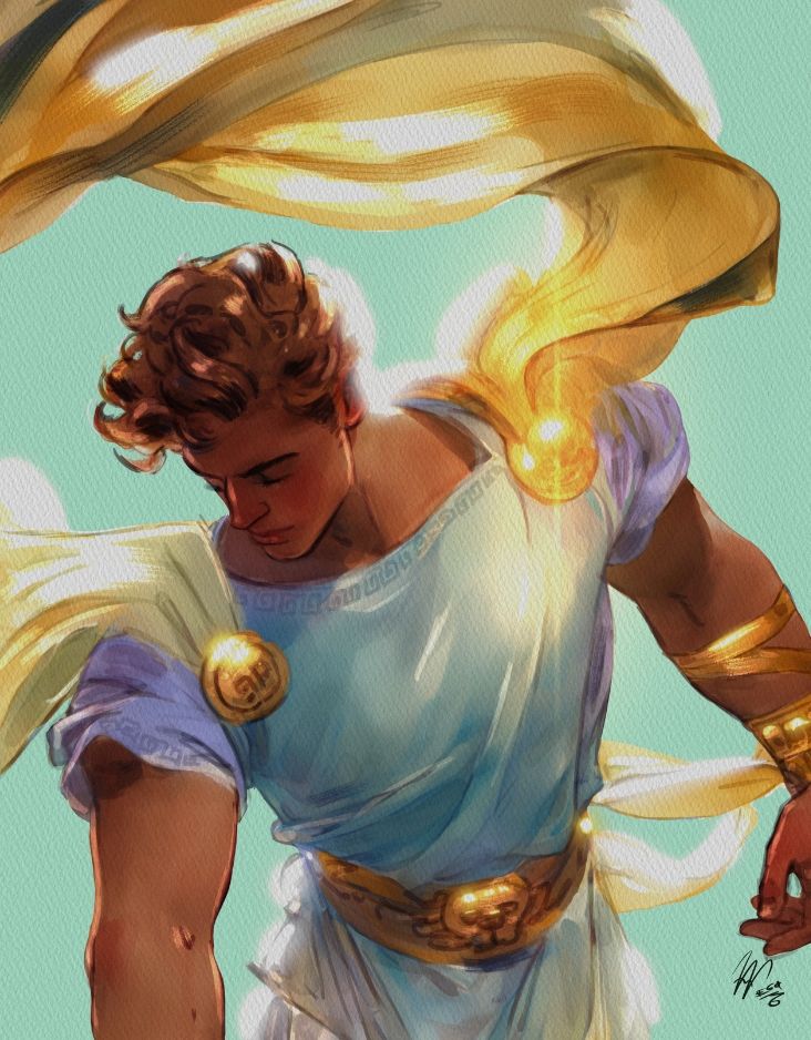 Illustration of Phoebus Apollo 