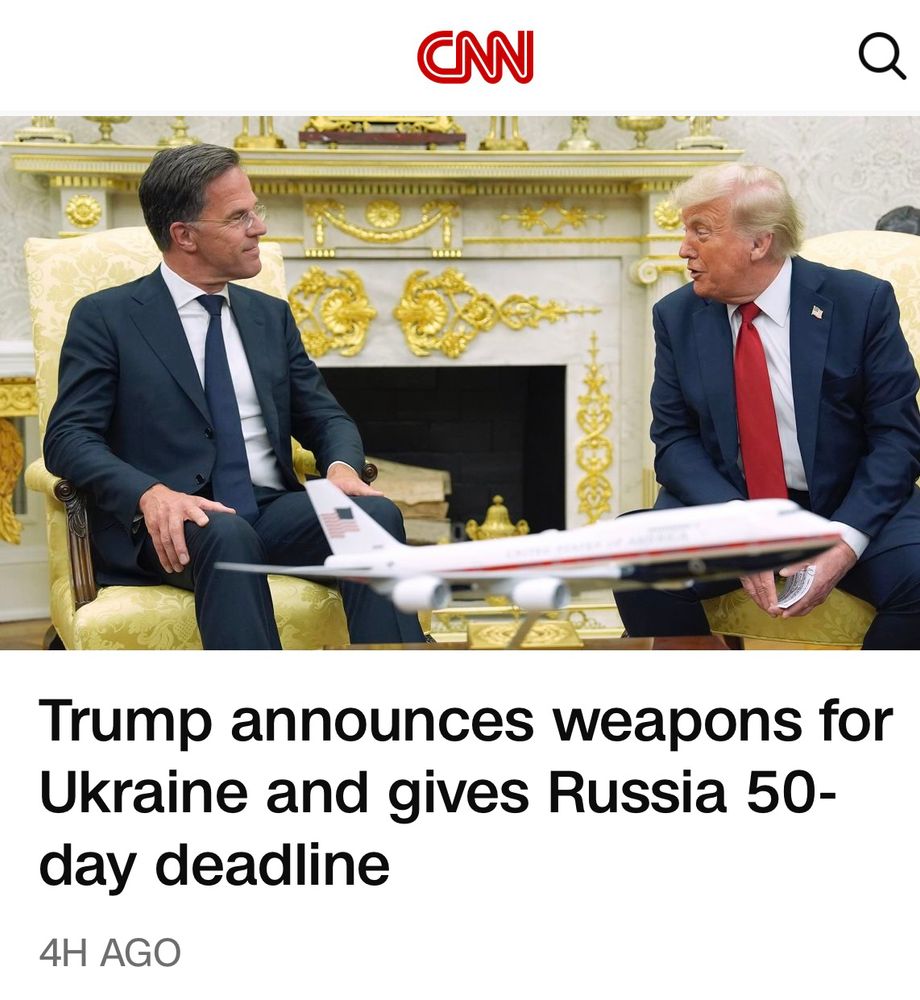 Trump announcing deadline for Russia to end Ukraine invasion. 