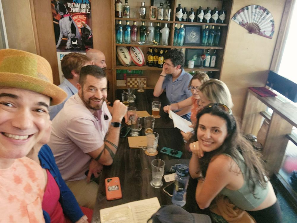 After a long day of science... get together for more science!