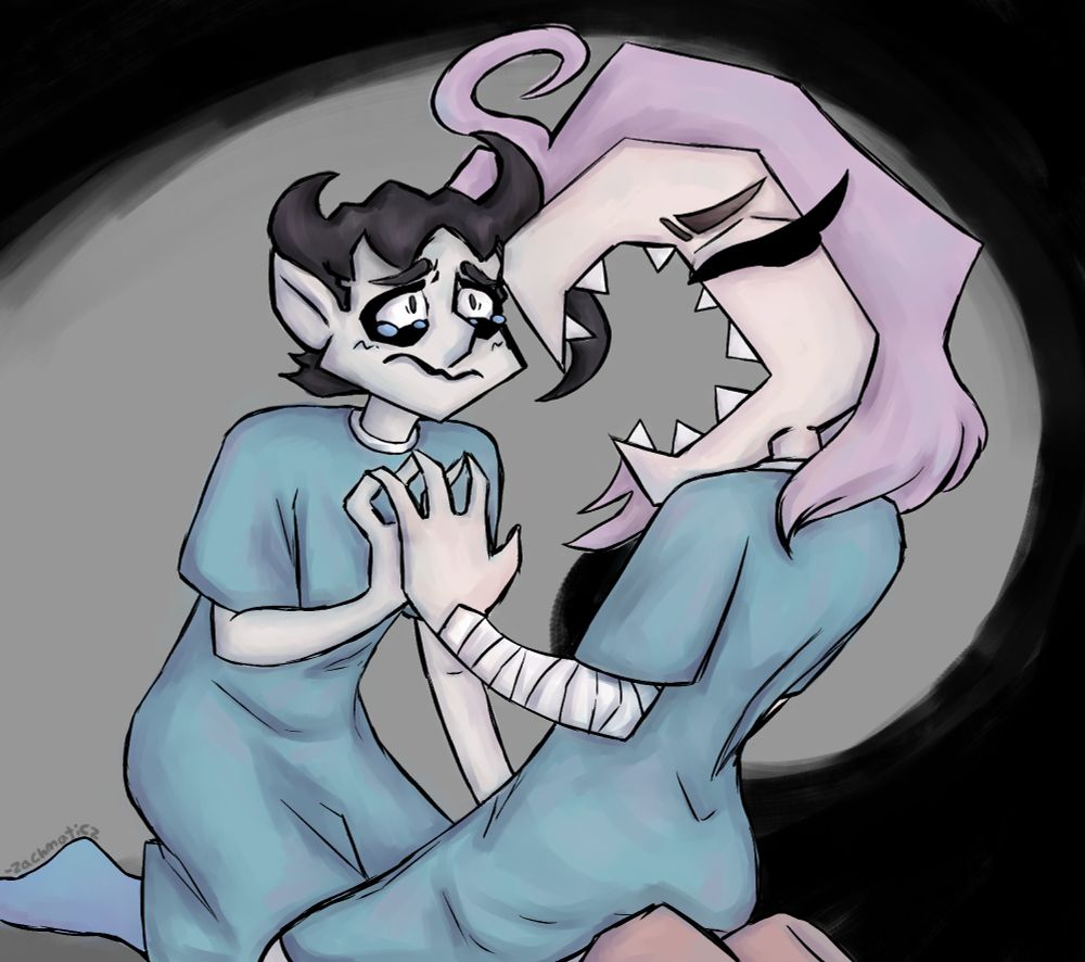 Golden ratio sadness plus a boy and a girl in hospital gowns. Shrug.