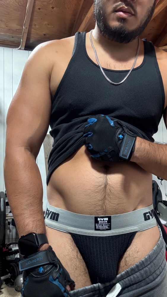 Sweaty and hairy