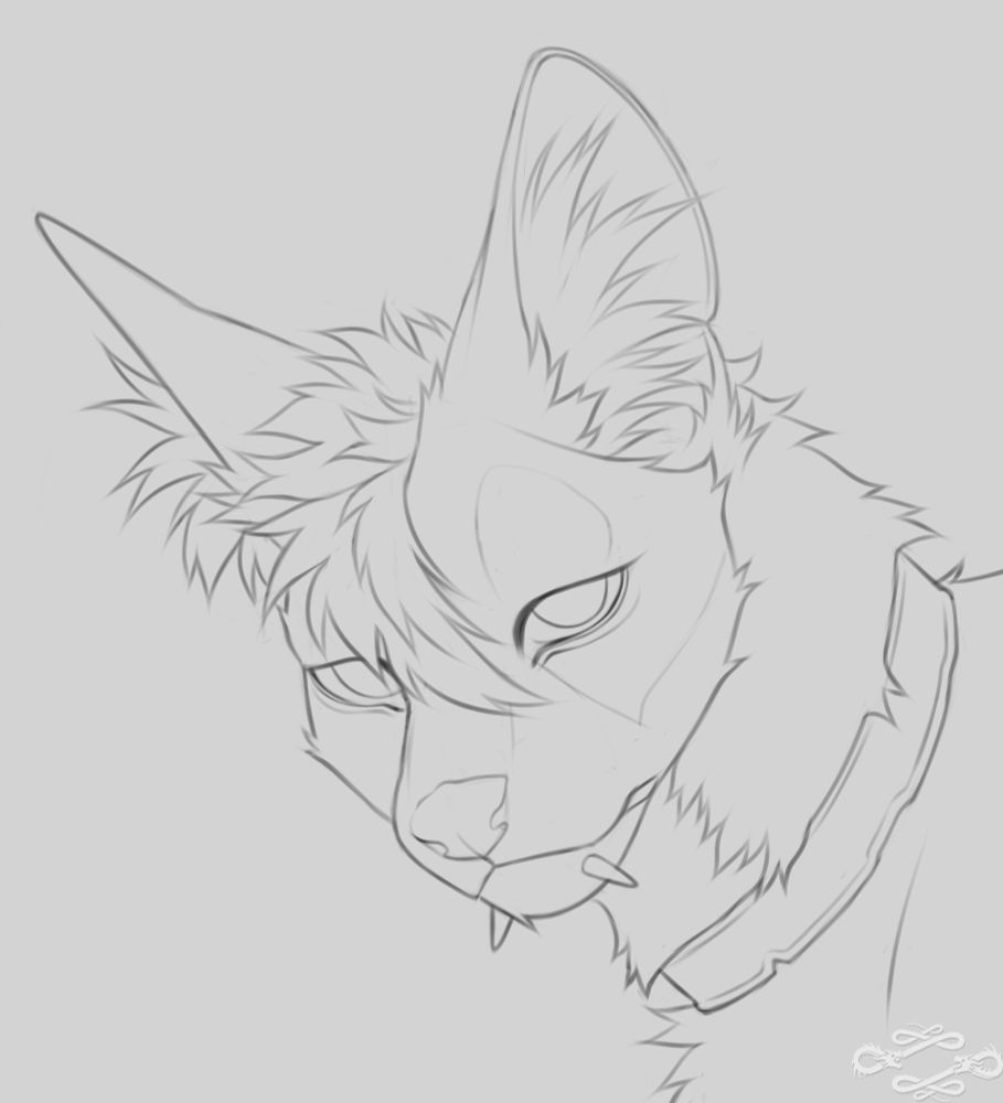 Digital sketch of the first image.