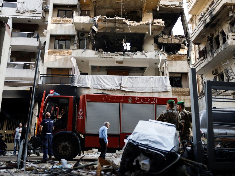 ‘Scene of chaos’: 22 killed as Israel strikes densely packed central Beirut