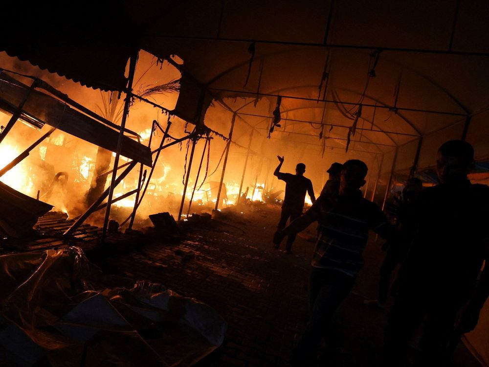 ‘Burned and charred bodies’ as Israel hits tents at central Gaza hospital