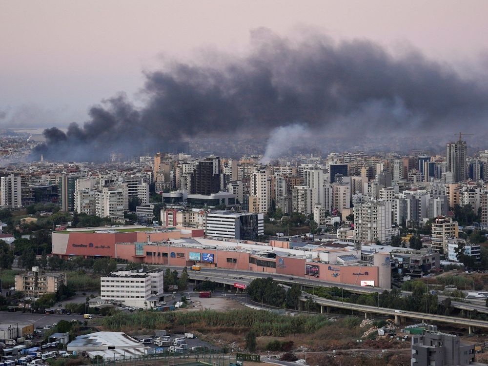 At least 6 killed as Israeli air strikes target Beirut city centre