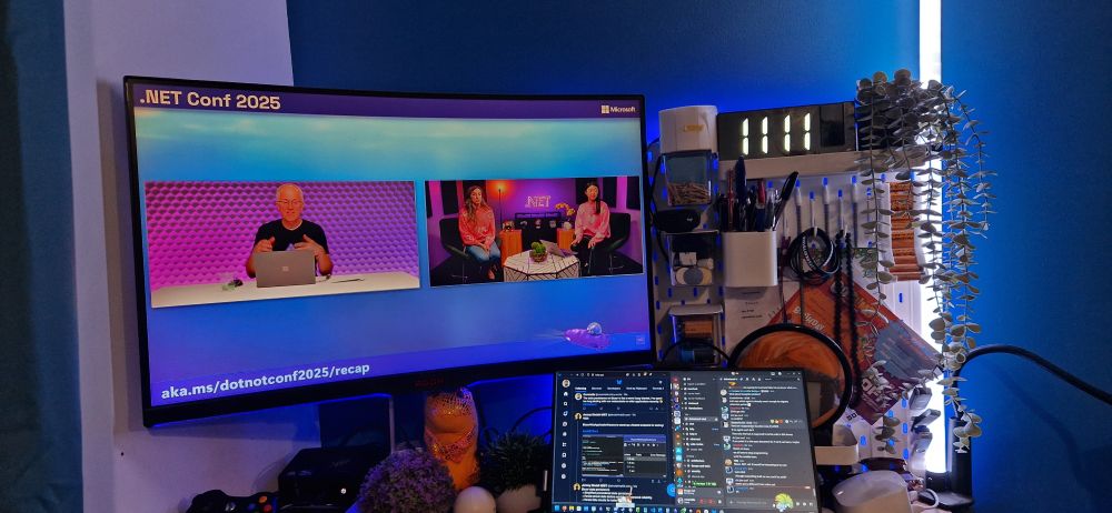 Computer setup for watching dotnet conf