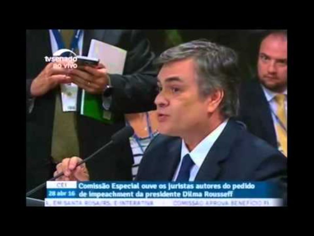 Gemido estranho interrompe comissão do Senado