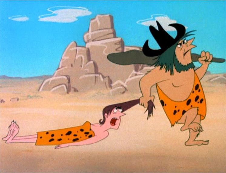 Caveman courting is pretty feral