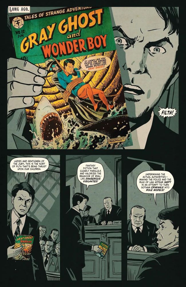Nightwing annual interior page by Francesco Francavilla