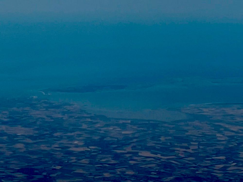 La Rochelle and Saint Martin de Ré from the air