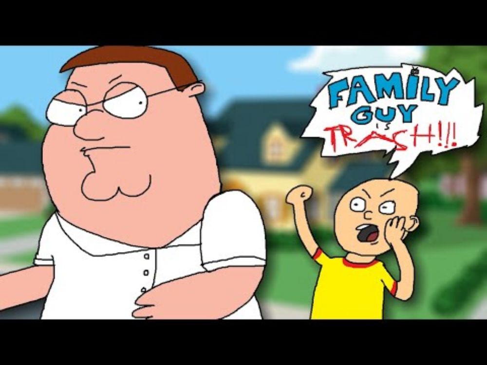 Caillou Craps on Family Guy/Grounded