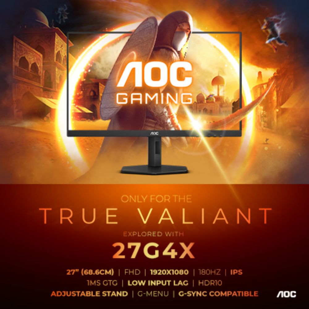 AOC GAMING 24G4X und 27G4X mit 180 Hz im neuen Design - PC Hardware, Modding und Games