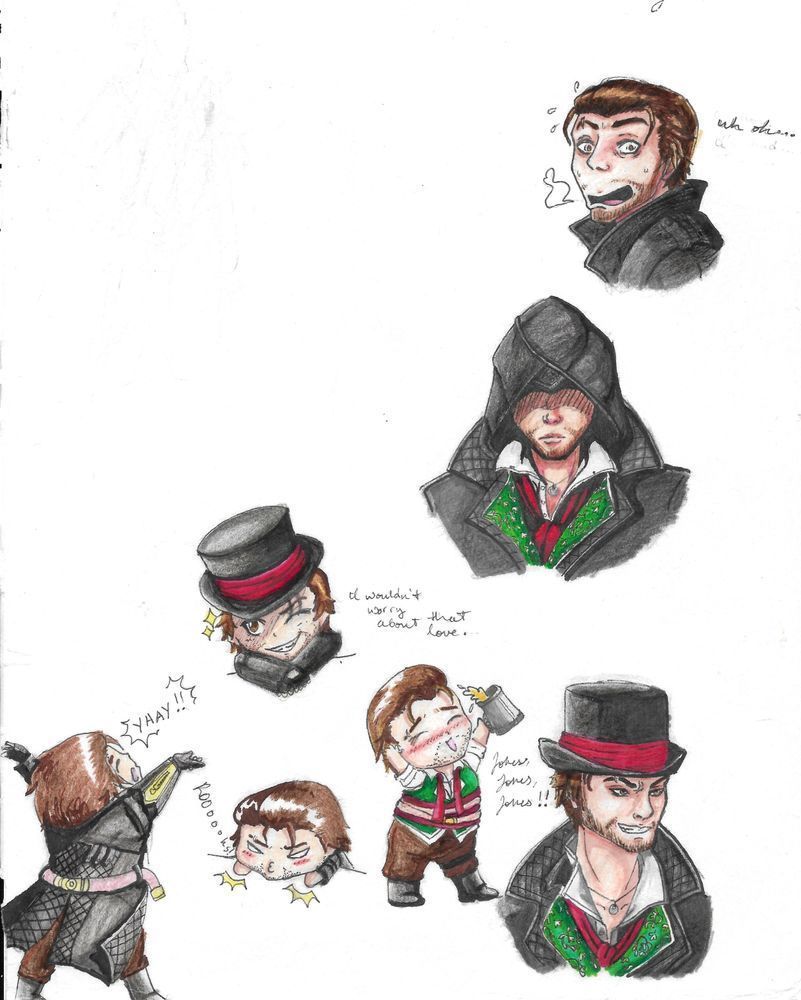 An old character page art with Jacob Frye from Assassin's Creed Syndicate because it's one of my favorite Assassin's Creed games