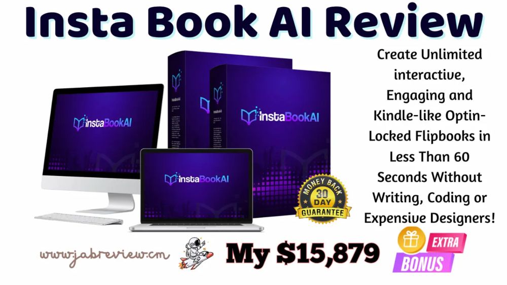 Insta Book AI Review - Create Super Profitable Ebooks in Any Niche!