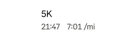 Shameless showing off of my sub-22 5k