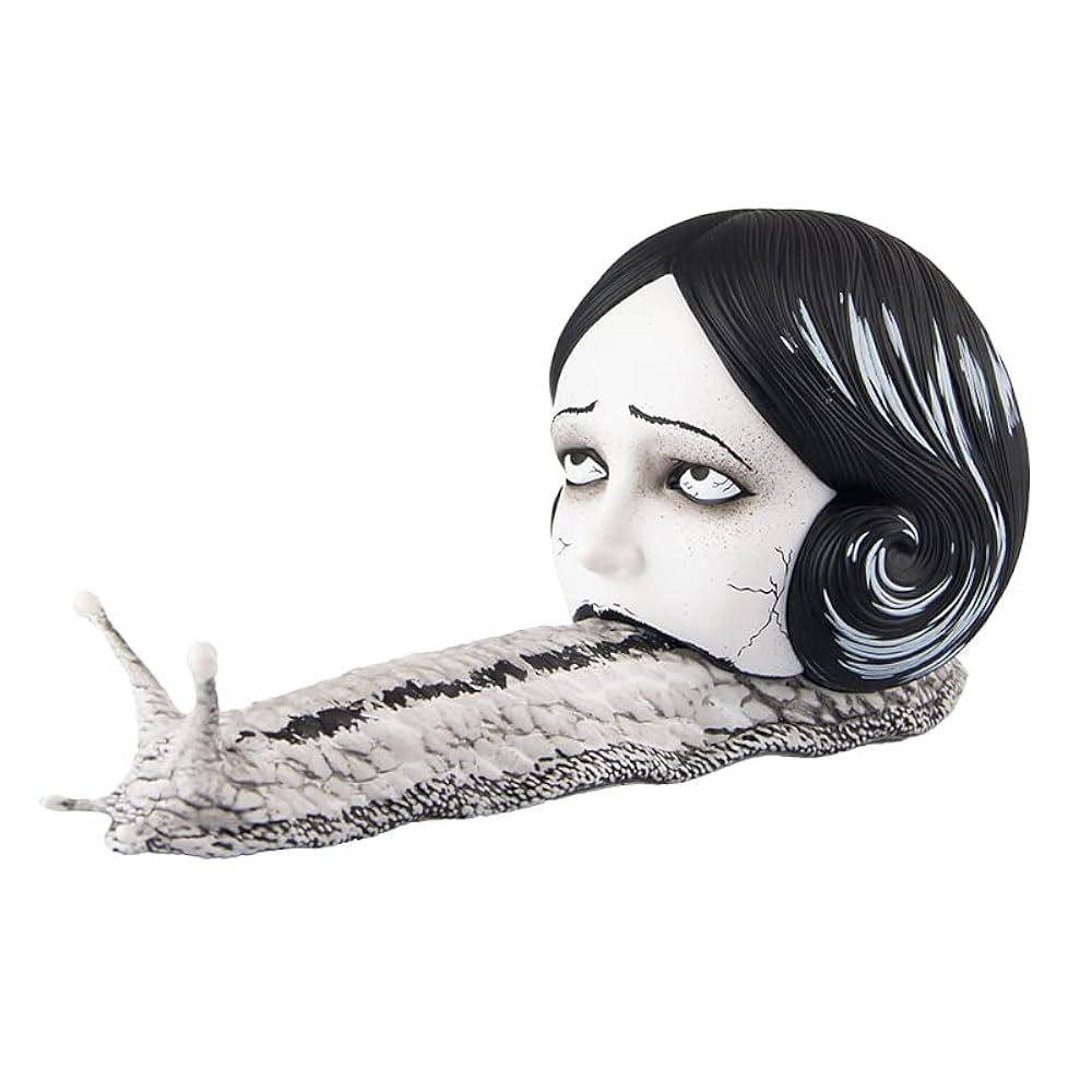 statue of junji ito's slug girl