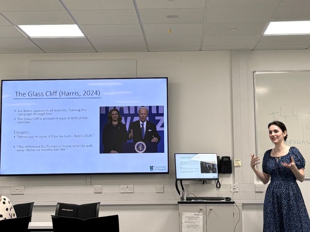 Caroline presenting at the conference