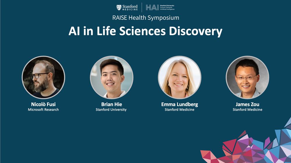 Featuring: Nicolò Fusi (Microsoft Research), Brian Hie (Stanford University), Emma Lundberg (Stanford Medicine), James Zou (Stanford Medicine)