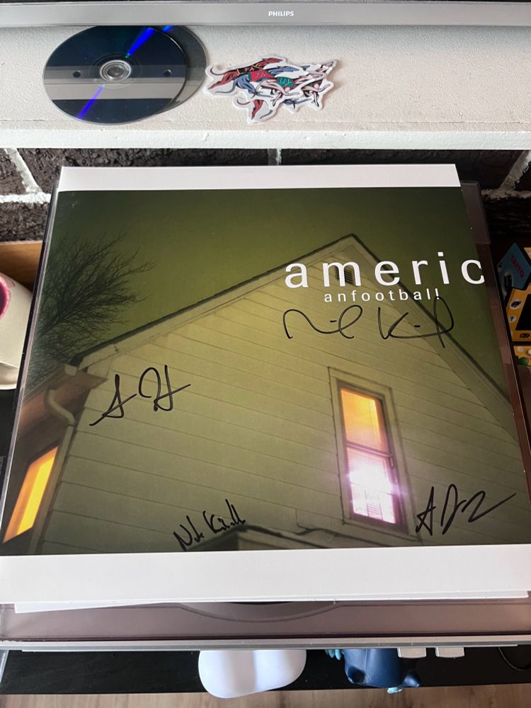 American football LP1 vinyl cover 