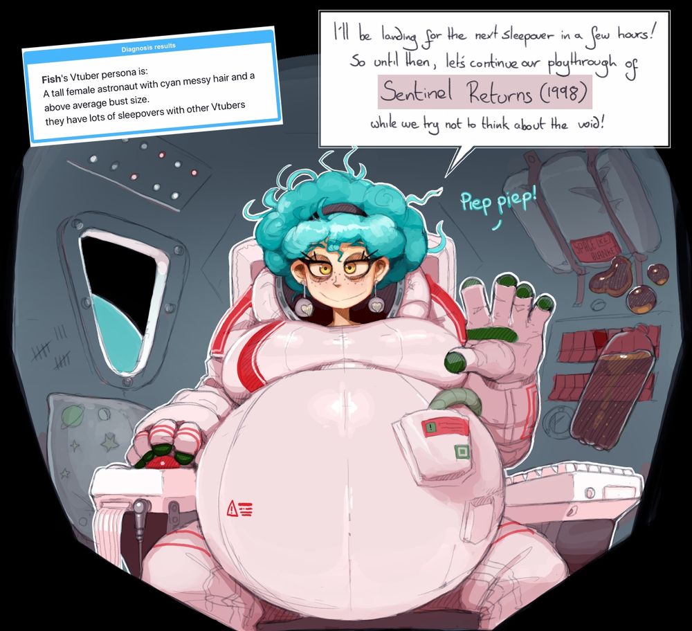 Y'know how you can't burp in space? Yeah...

(Someone needs to remaster that game.)