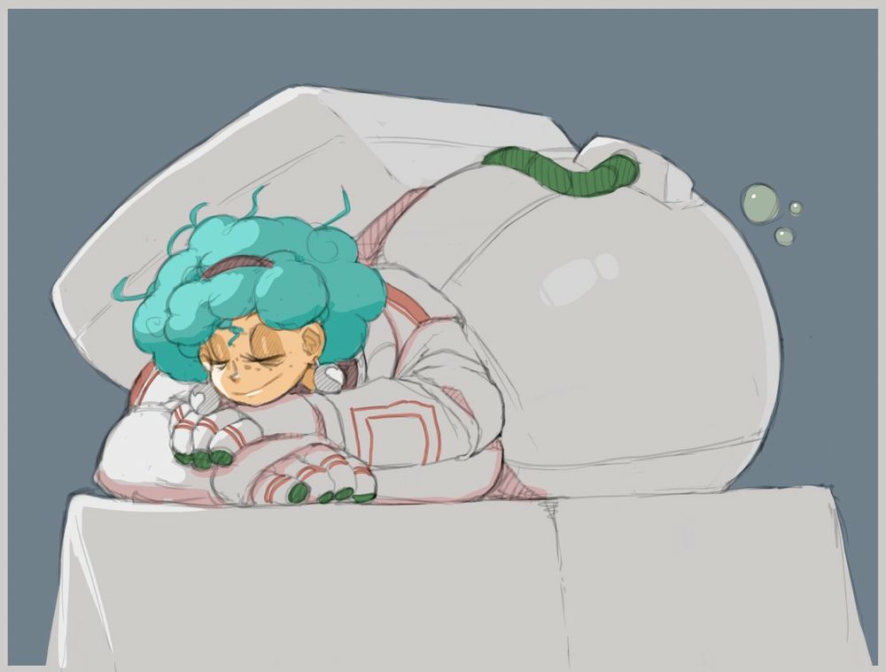 Just able to sleep anywhere...