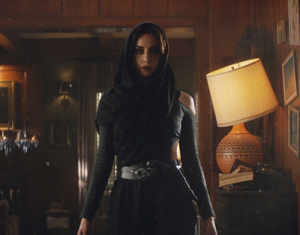 Aubrey Plaza in her hot witch outfit