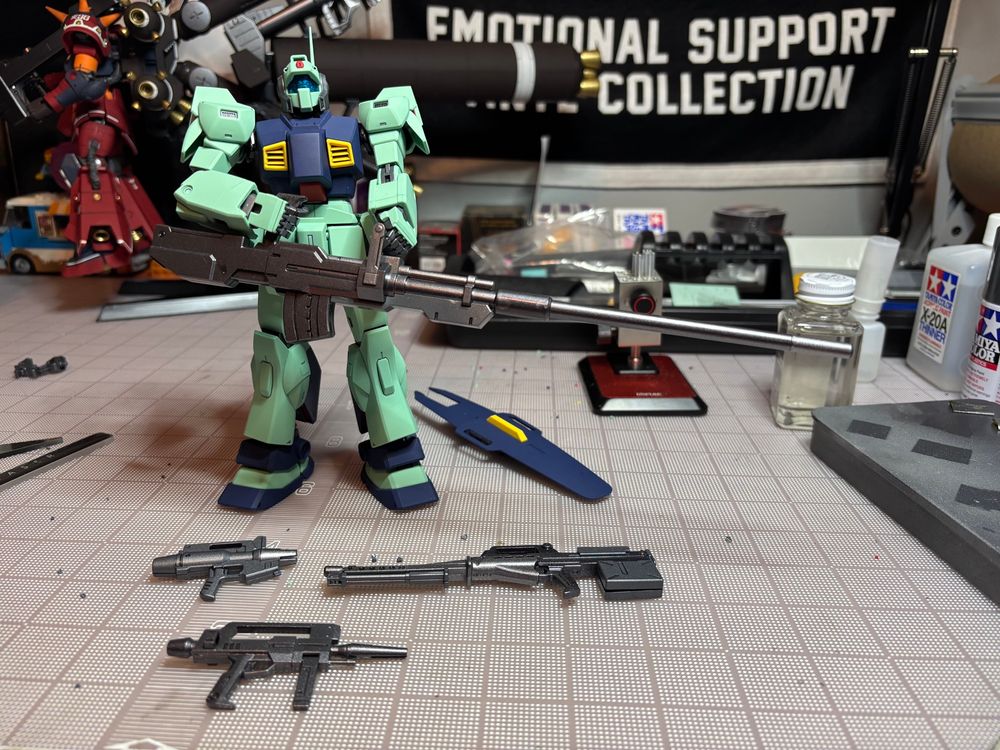 MG 1/100 Nemo (Unicorn version) with big freaking gun from the RE/100 Guncannon Detector 