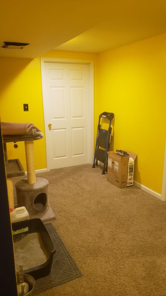 Yellow hallway