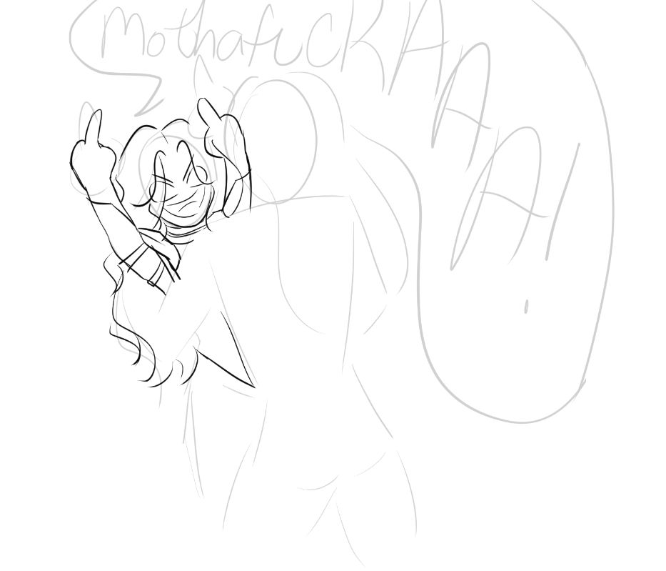 Pt2 of skit

She has been dragged further away by Rudy, but she still manages to shout "Mothafuckaaaa!!!" over his shoulder

Which is impressive cuz mans' tall 😭