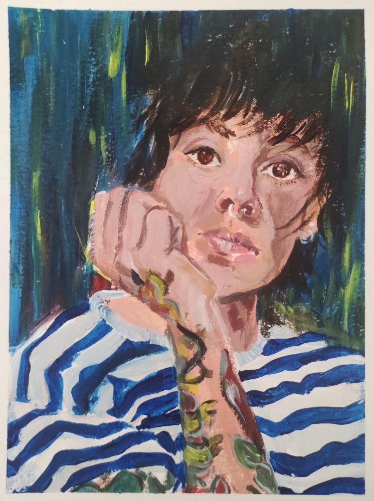 Ein gemaltes Portrait
