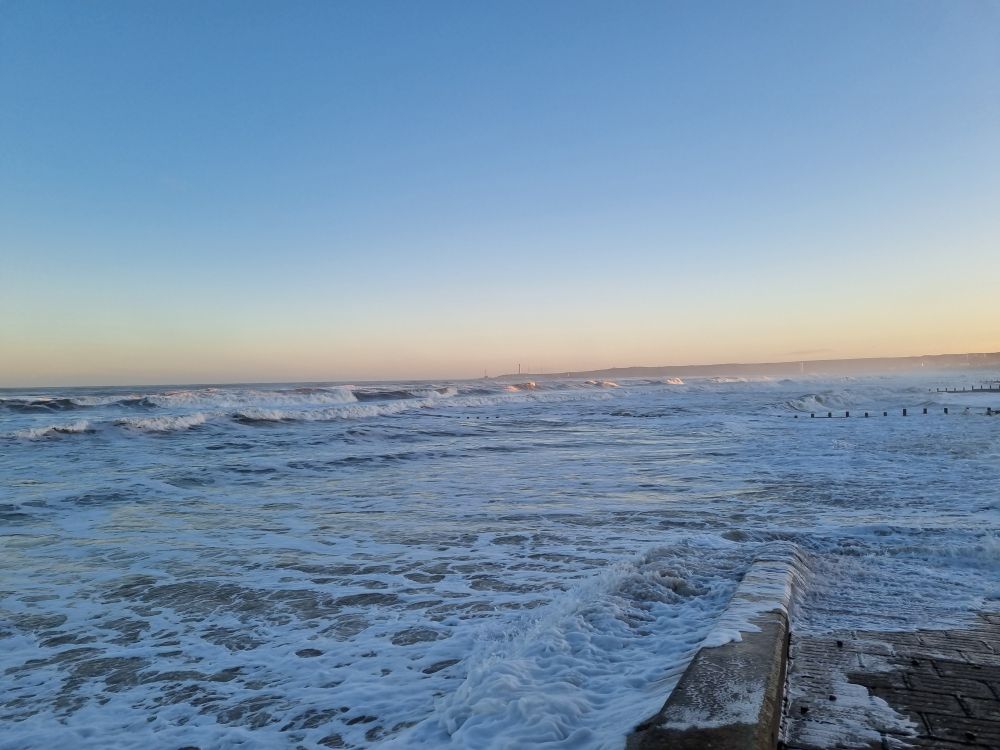 Aberdeen Beach on New Years Day