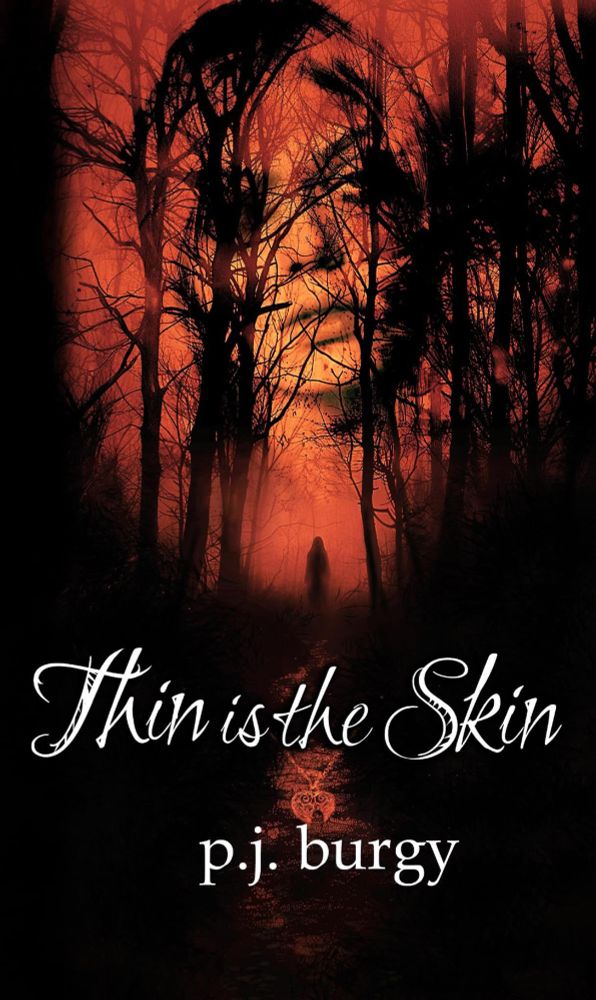 Book cover of “thin is the skin”