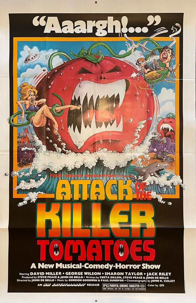 Movie poster: Attack of the killer tomatoes