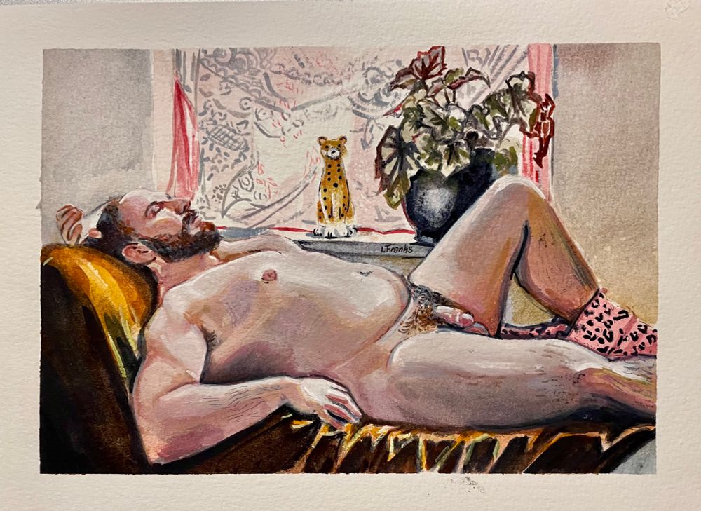 Nude self portrait 