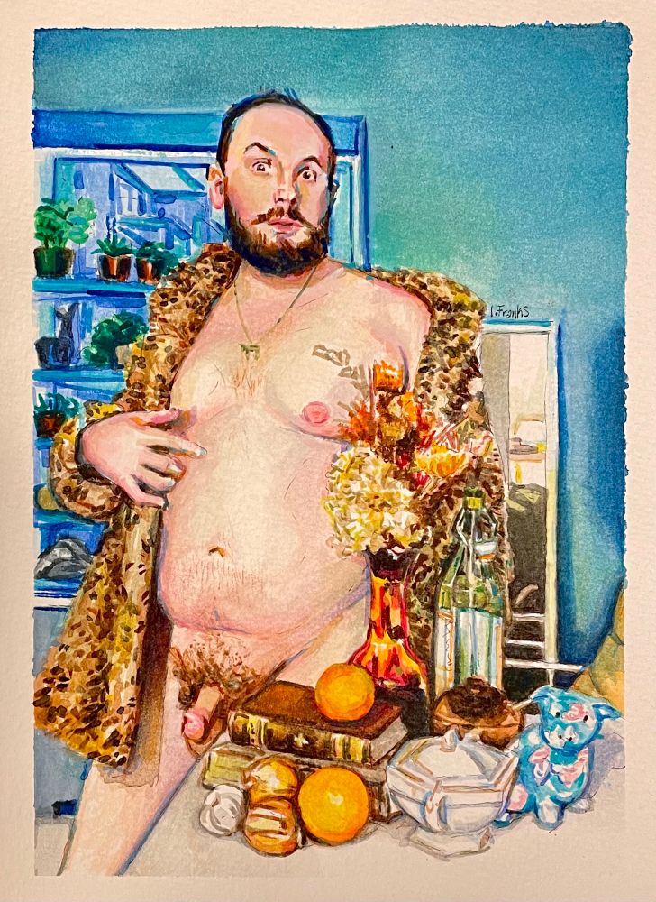 Nude self portrait 